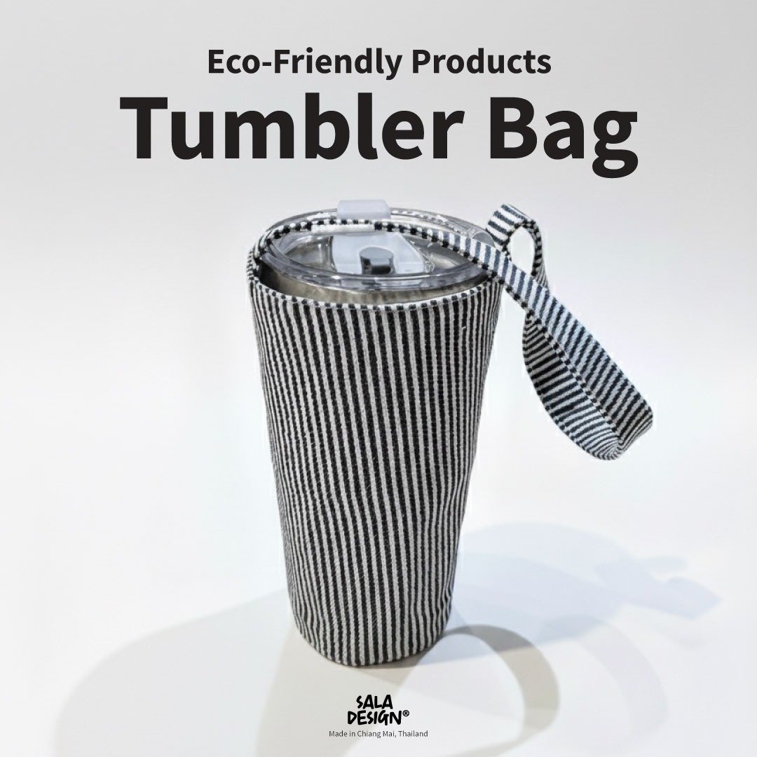 Tumbler Bag, Cup Cover, Little Cotton Bag - 其他 - 棉 黑色