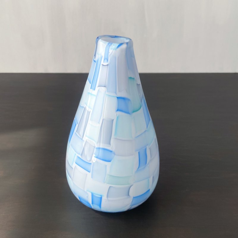 Vase patchwork vase 48 - 花瓶/陶器 - 玻璃 