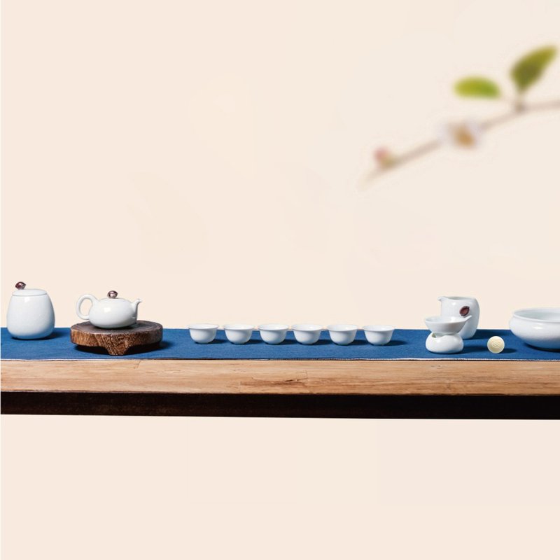 陆宝茶具 泉石印象茶礼 1壶1海6杯+茶叶罐+水方 茶具组 - 茶具/茶杯 - 瓷 
