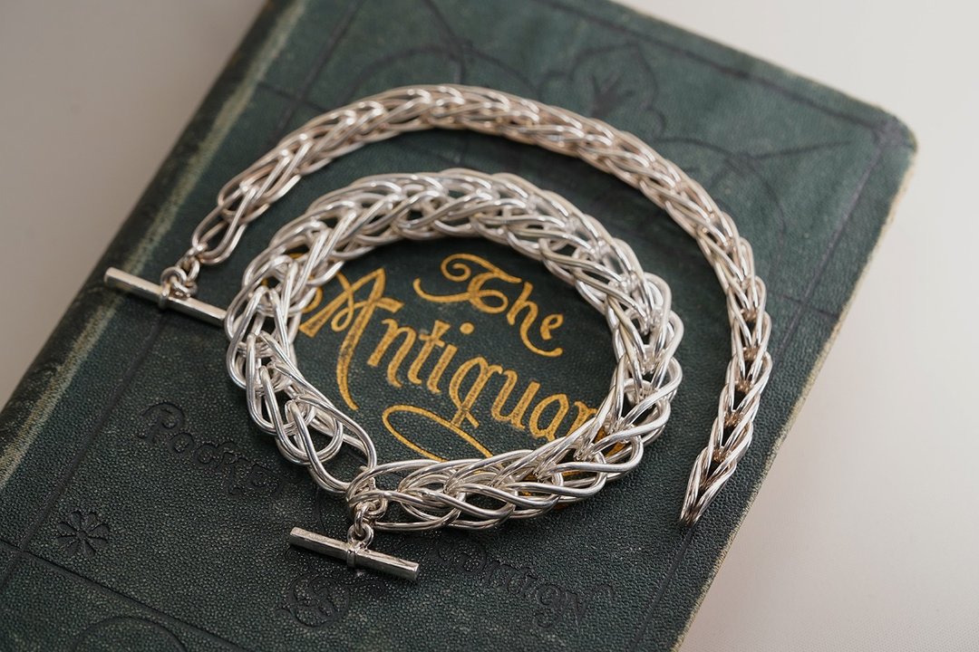925 纯银 Tutti Bracelet (9mm) (手作) - B109 - 手链/手环 - 纯银 银色
