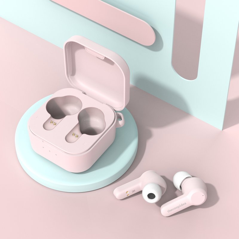 thecoopidea - BEANS PRO 2 主动降噪真无线蓝牙耳机 - 樱花粉 - 耳机 - 其他材质 粉红色