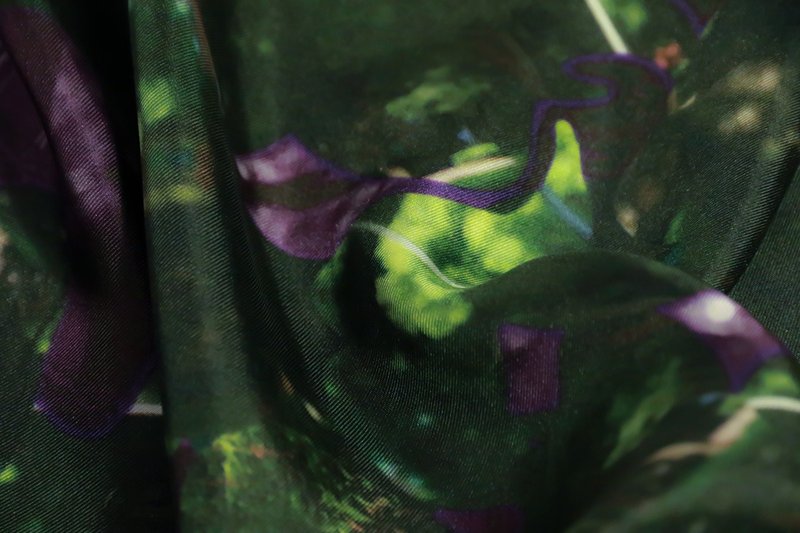 【日本精致工艺】from a friend of mine - 法式穿搭时尚领巾 - 丝巾 - 丝．绢 紫色