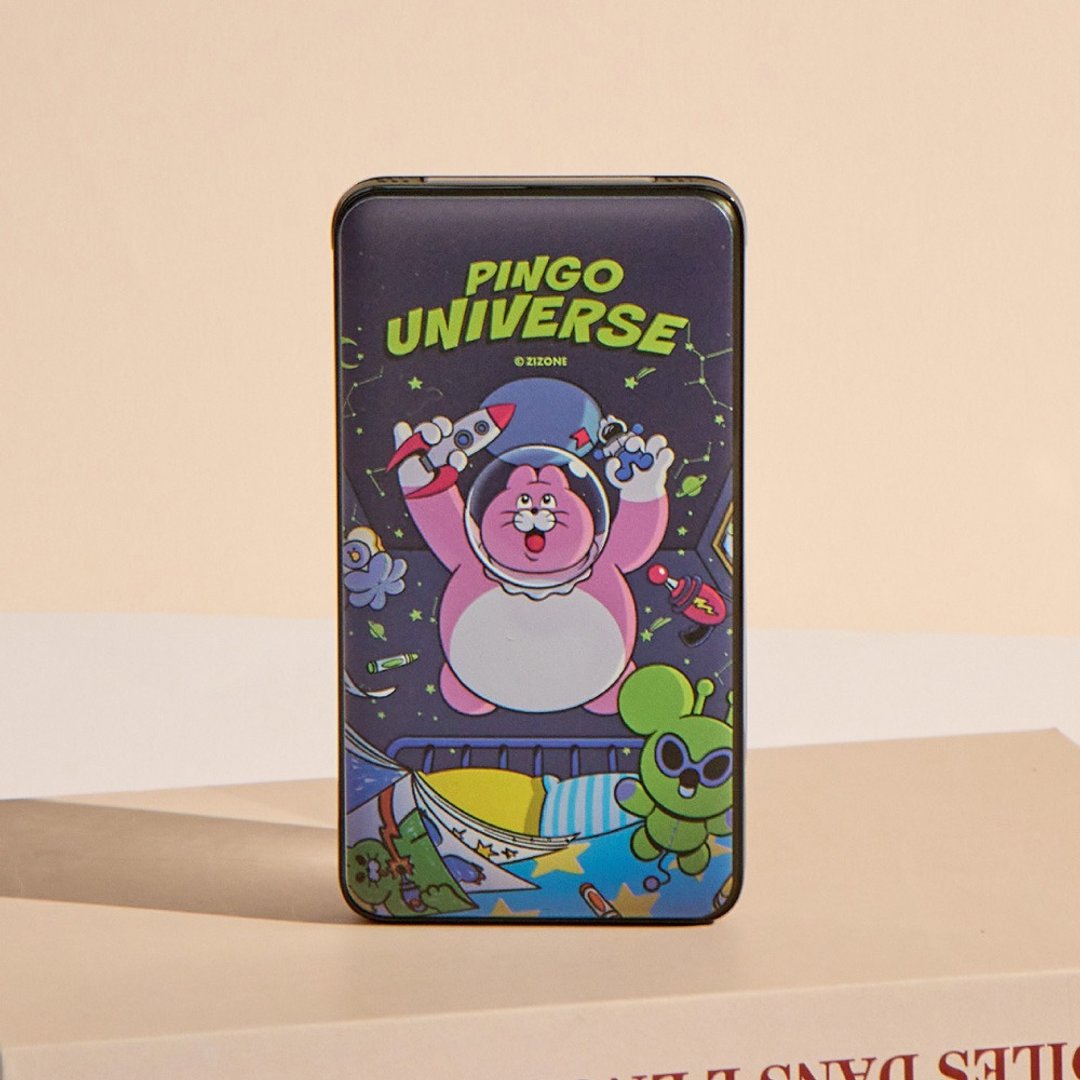 ZIZONE星际宇宙双线快充10000mAh行动电源 - 充电宝/传输线 - 塑料 多色