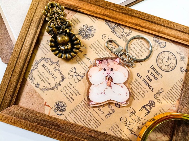 KR519可愛吊飾cute pendant_萌鼠cute mouse.A/ 晶透吊飾_鑰匙圈 - 钥匙链/钥匙包 - 塑料 多色