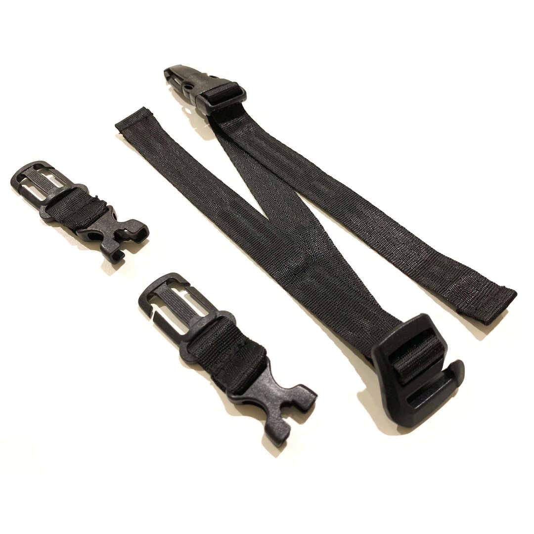 斜杠包配件 Slash Bag X-Buckle - 侧背包/斜挎包 - 尼龙 黑色