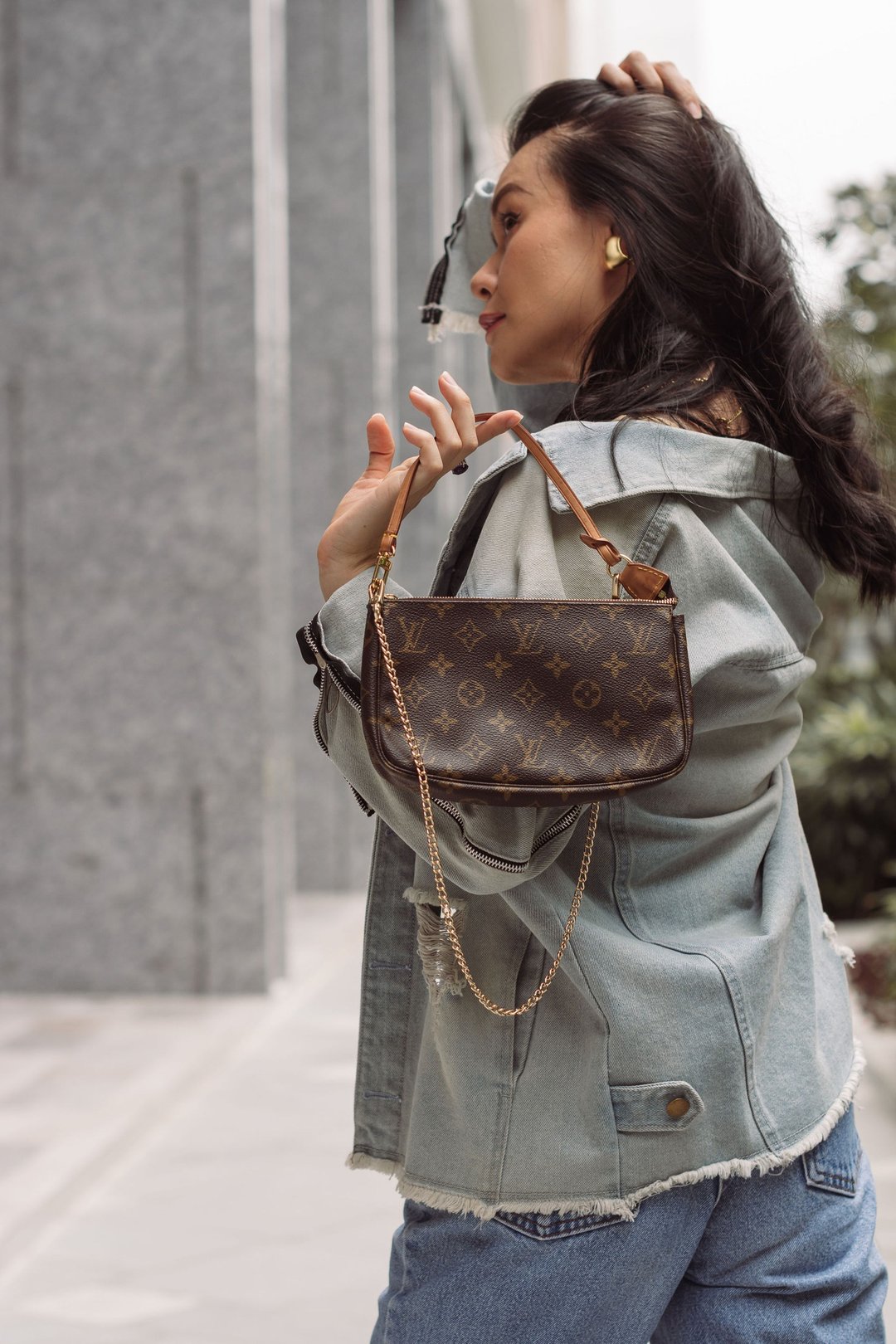 Louis Vuitton Monogram Handbag 老花麻将包(小) - 手拿包 - 防水材质 咖啡色