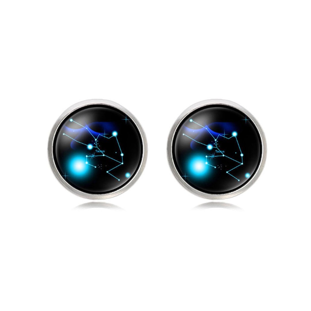 金牛座袖扣 Taurus Cufflinks KC10149 ** 附送贈品 ** - 袖扣 - 其他金属 黑色