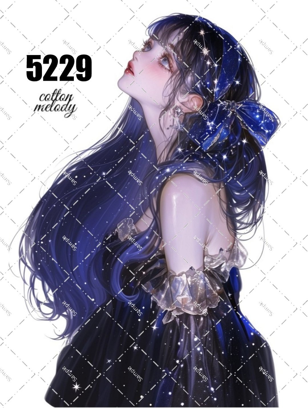 original sticker no.5229 人物贴纸 原创贴纸 原创人物贴纸 装饰贴纸 cotton melody - 贴纸 - 纸 