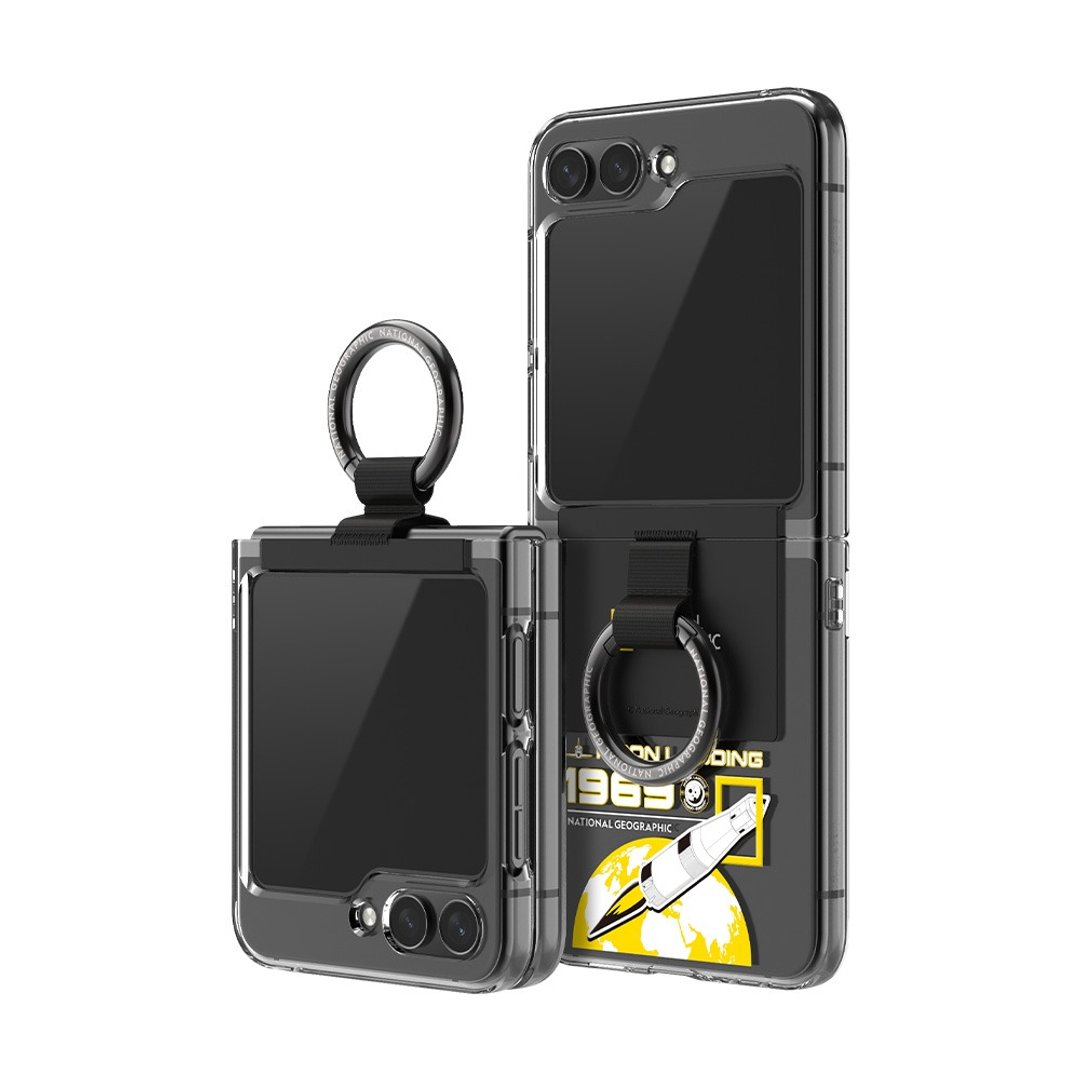 国家地理 / Crystal 环带保护壳 Galaxy Z Flip-登陆月球 - 手机壳/手机套 - 硅胶 透明
