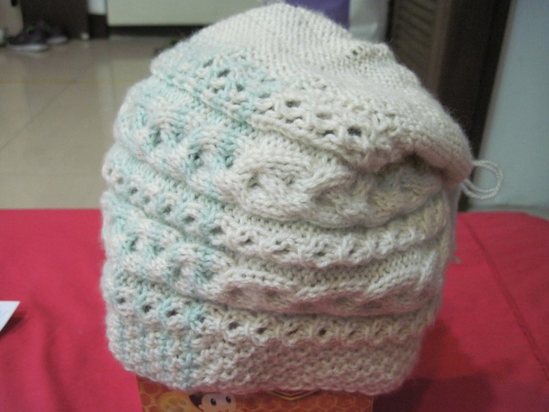 双色豆豆 - 帽子 - 羊毛 多色