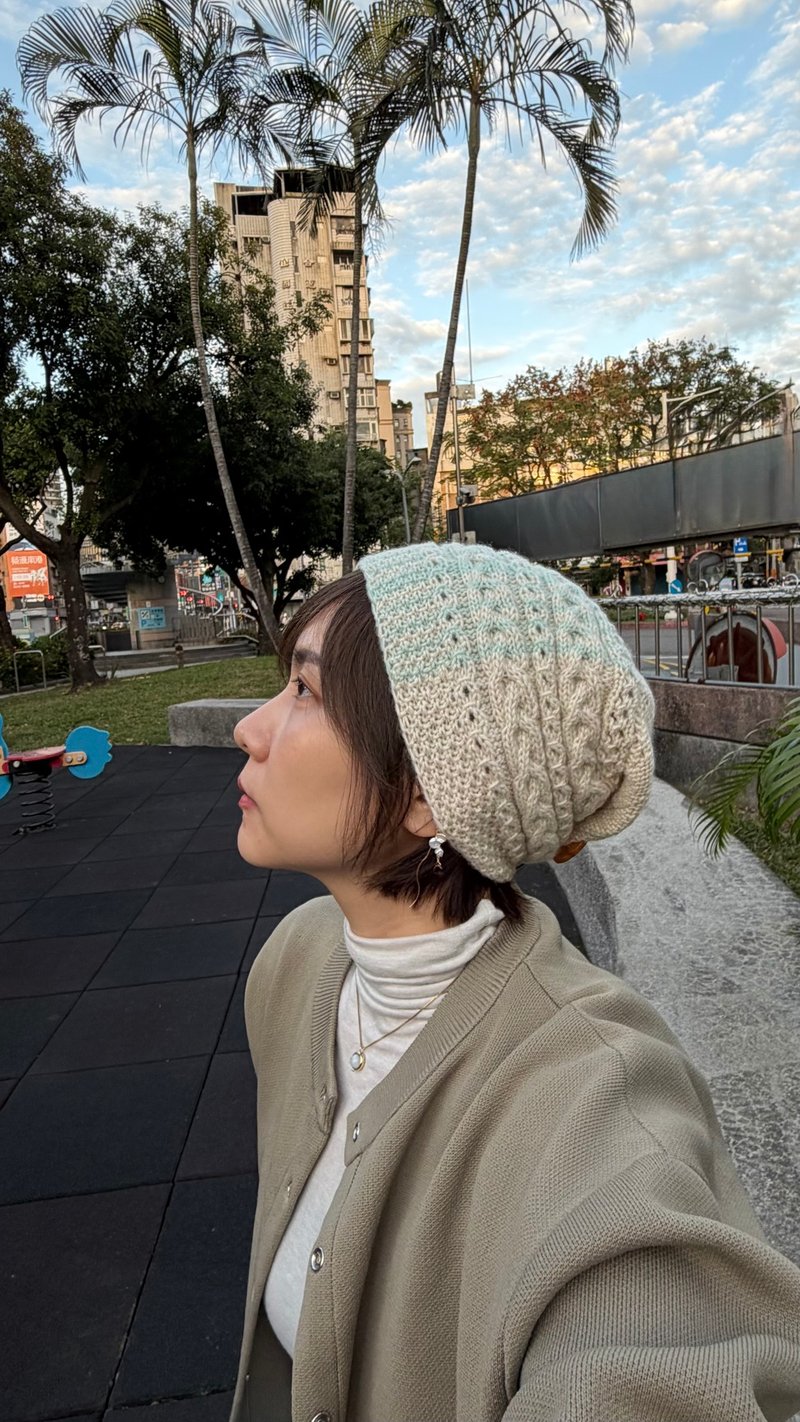 双色豆豆 - 帽子 - 羊毛 多色