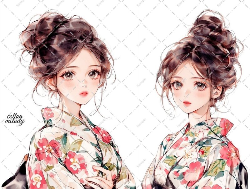 原创贴纸 no.8635 人物贴纸 原创贴纸 人物贴纸 女孩贴纸 原创人物贴纸 - 贴纸 - 纸 