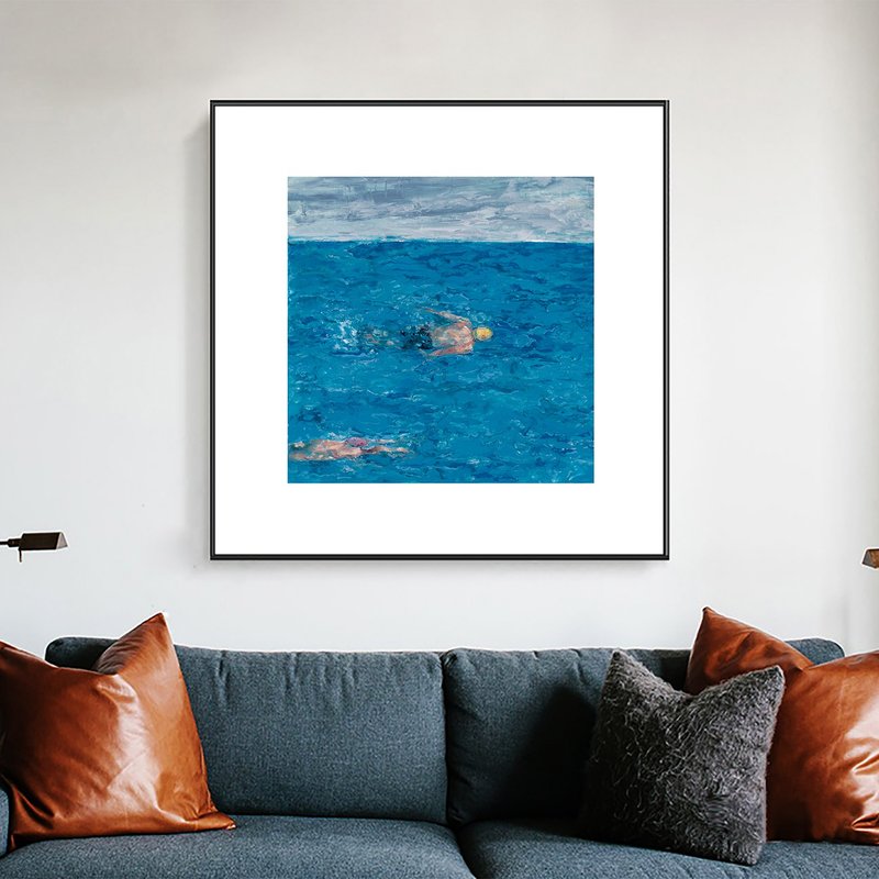 漂浮系列-有氧运动 | 艺术微喷 | 挂画 - 海报/装饰画/版画 - 木头 