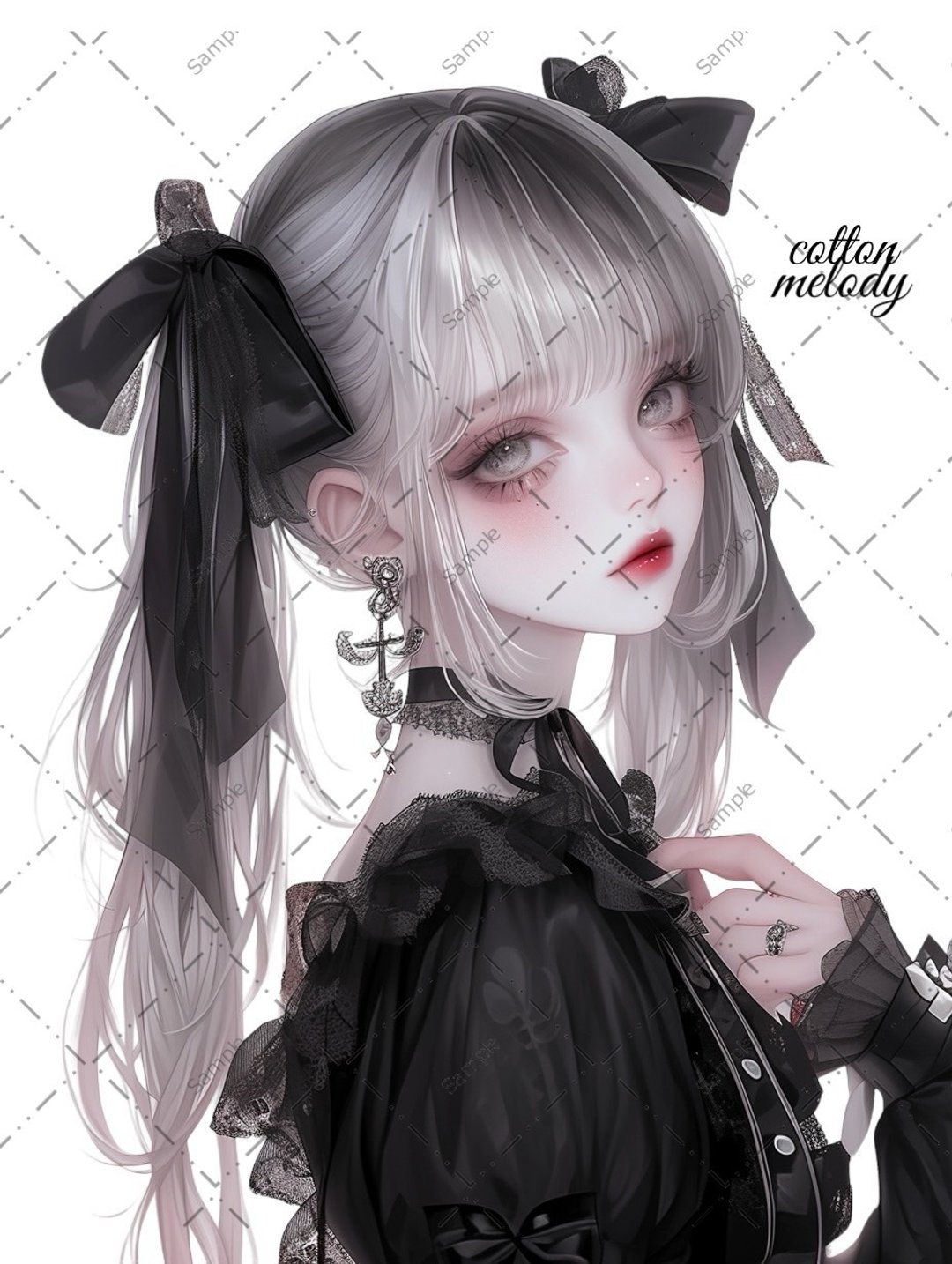 原创贴纸 no.1081 人物贴纸 原创贴纸 人物贴纸 女孩贴纸 原创人物贴纸 - 贴纸 - 纸 