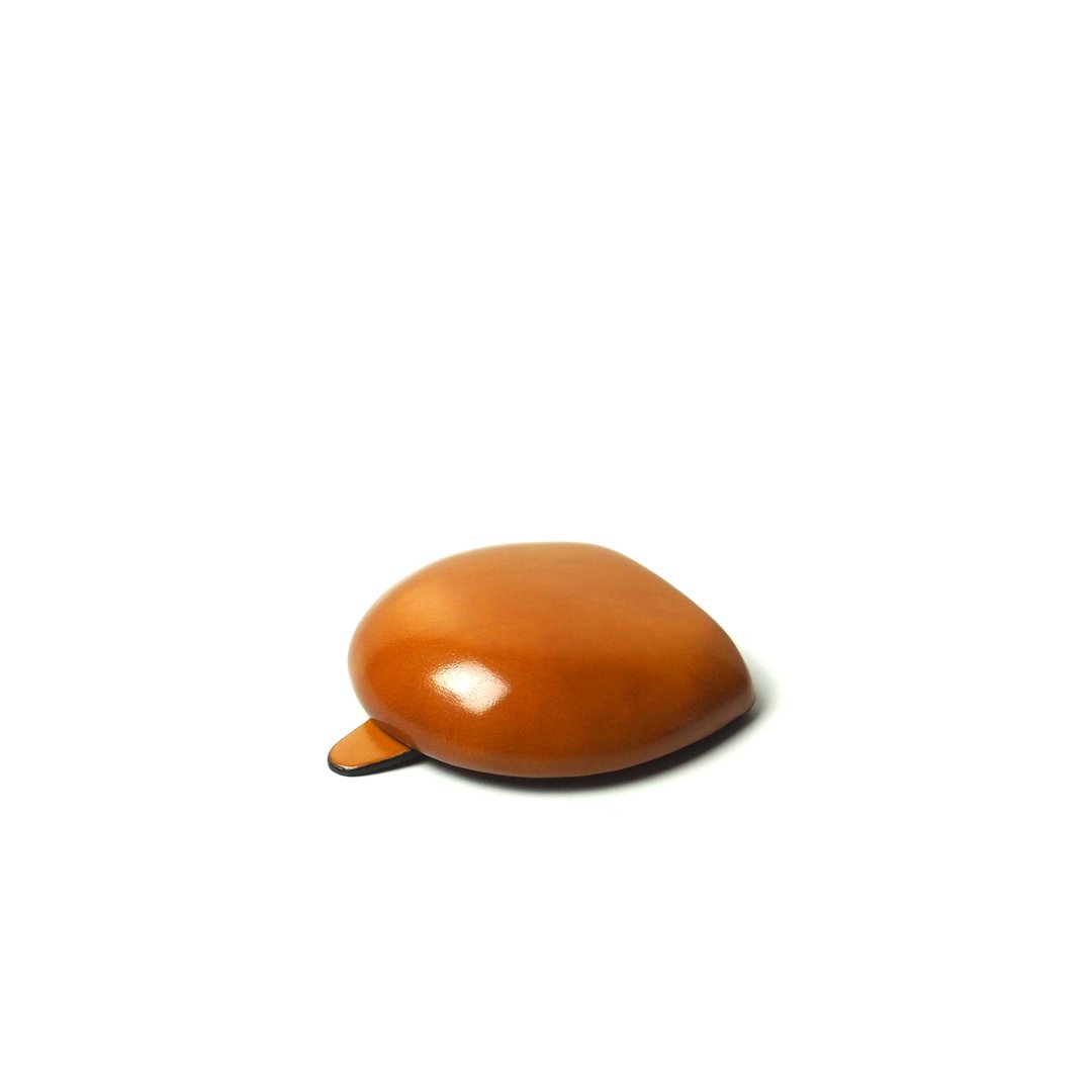 COIN CASE /LATERITE TAN - 零钱包 - 真皮 橘色