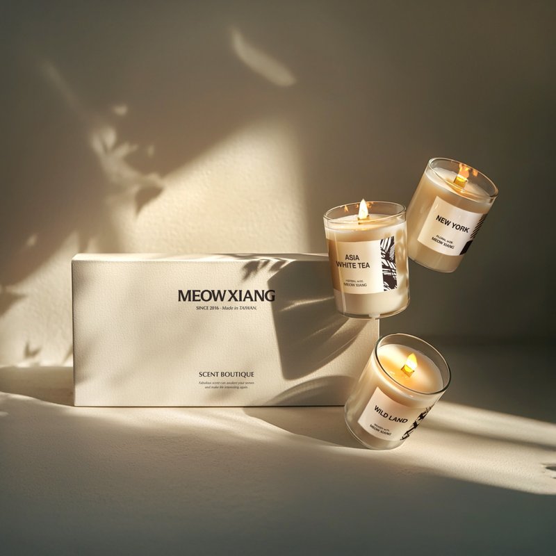 110g小蜡烛礼盒/任选三入 - 蜡烛/烛台 - 蜡 白色