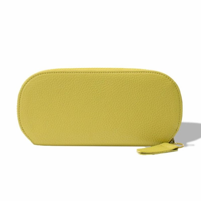 itten-itten 拉链长皮夹 开心果色 钱包 皮夹 真皮 - 皮夹/钱包 - 其他材质 