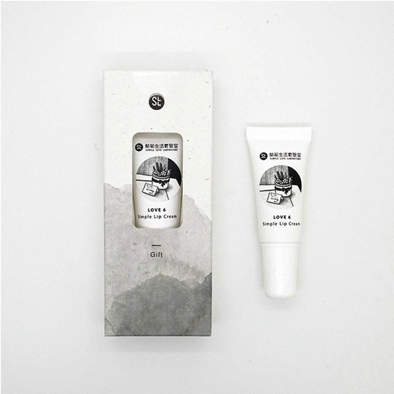 SLL Simple Lipcream护唇膏 / Love6 / Gift(玫瑰) - 唇部保养 - 精油 黑色