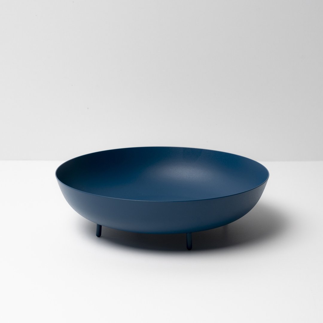 Pin Bowl 金属制 置物皿 (大) 蓝色 - 摆饰 - 其他金属 蓝色
