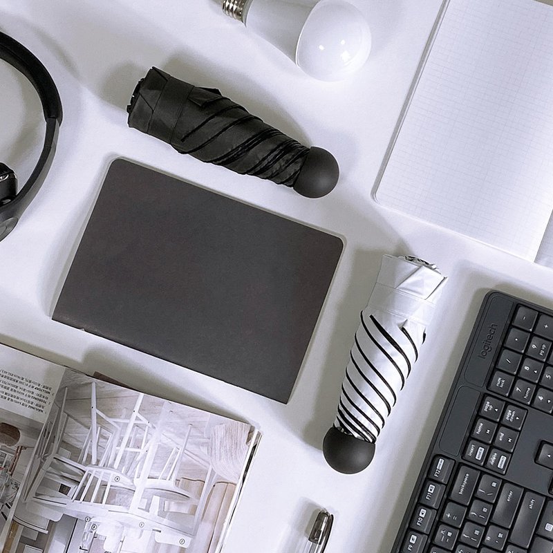 【小伞推荐款 】防晒超轻五折口袋伞 - 雨伞/雨衣 - 聚酯纤维 