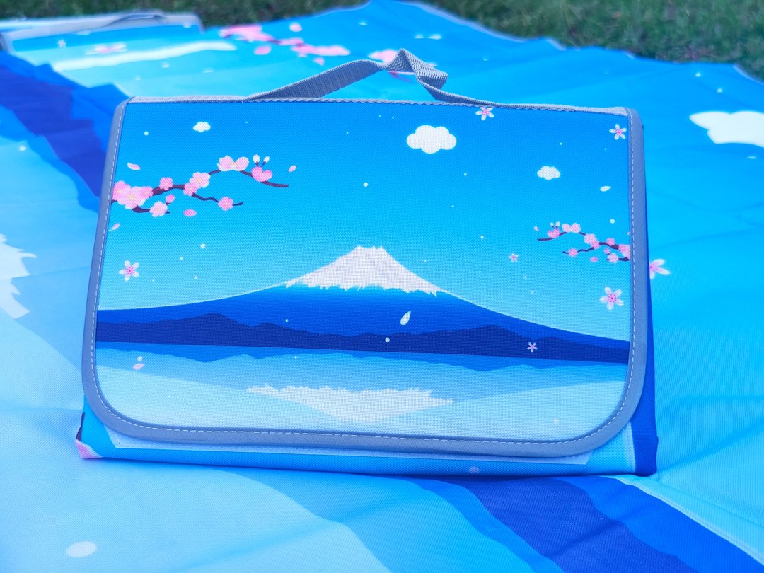 野餐垫 富士山 原创设计 - 野餐垫 - 防水材质 