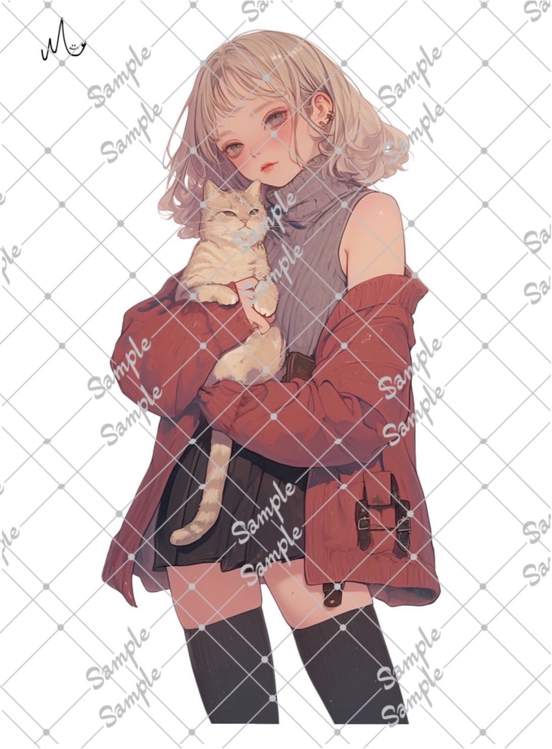 原创人物贴纸 10月新品 - 贴纸 - 纸 
