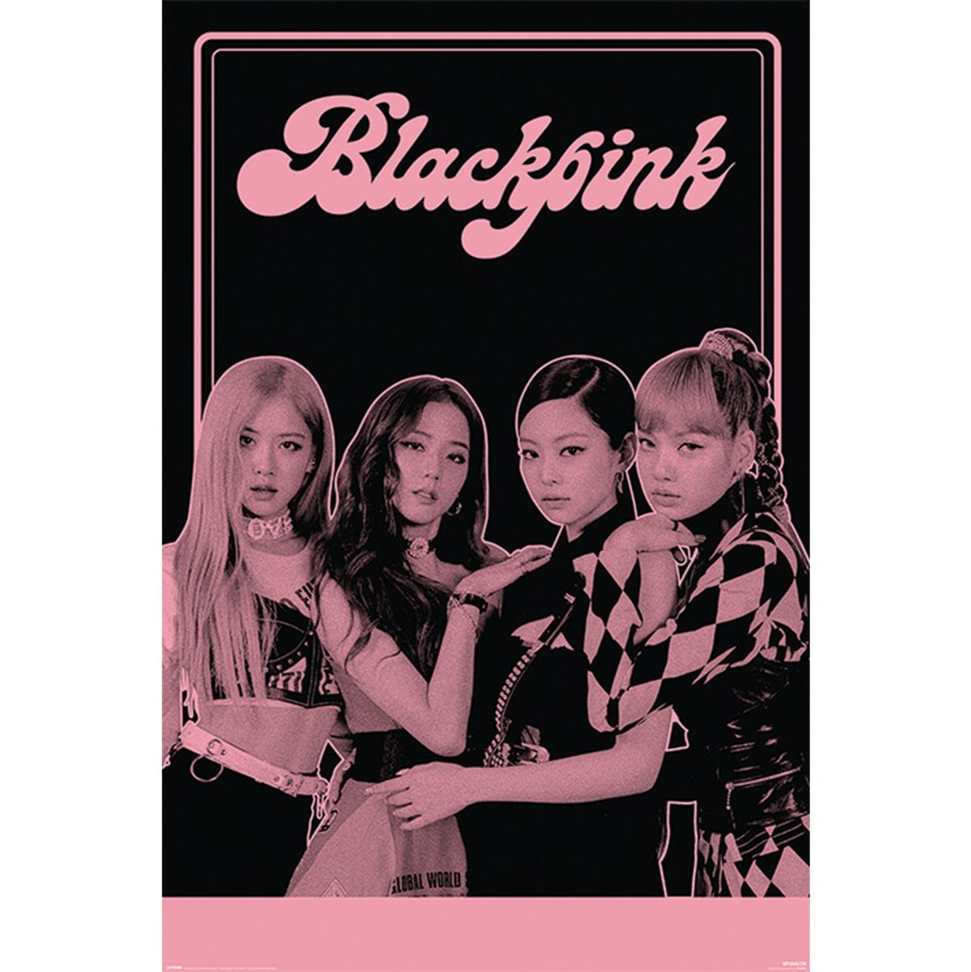 Blackpink (Kill This Love) – 英国进口海报 - 海报/装饰画/版画 - 其他材质 粉红色