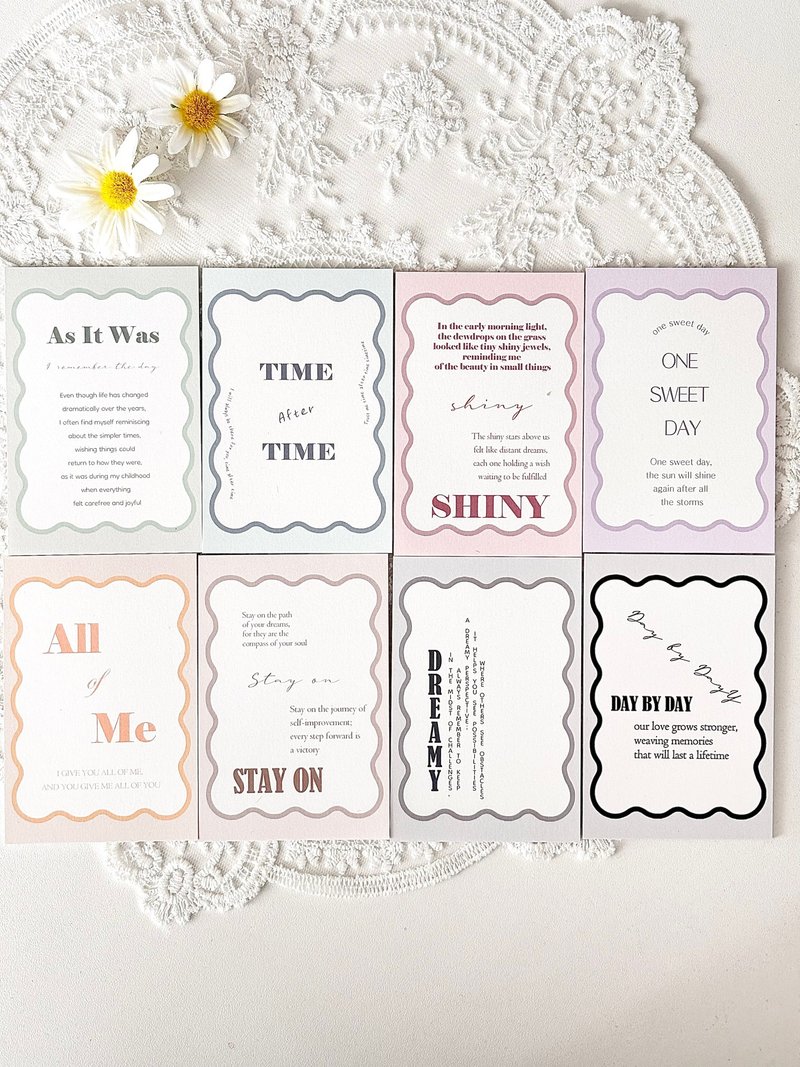 波浪形记事本 - 便条纸/标签贴 - 纸 