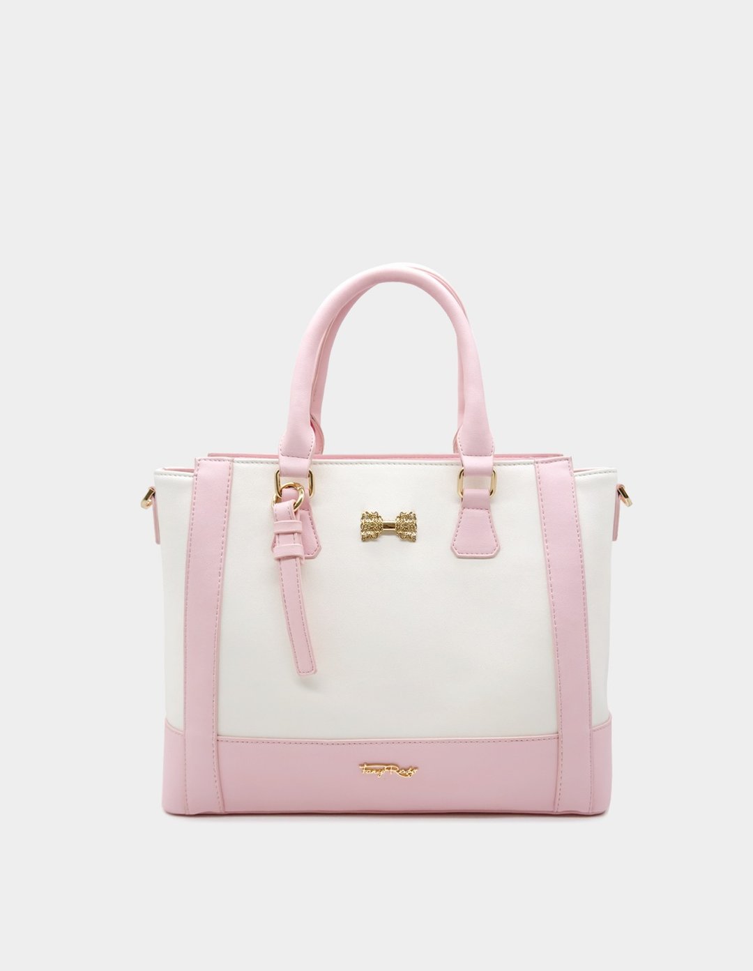 Velour Arc Tote 蝴蝶结扣手挽侧背袋 - 侧背包/斜挎包 - 其他材质 多色