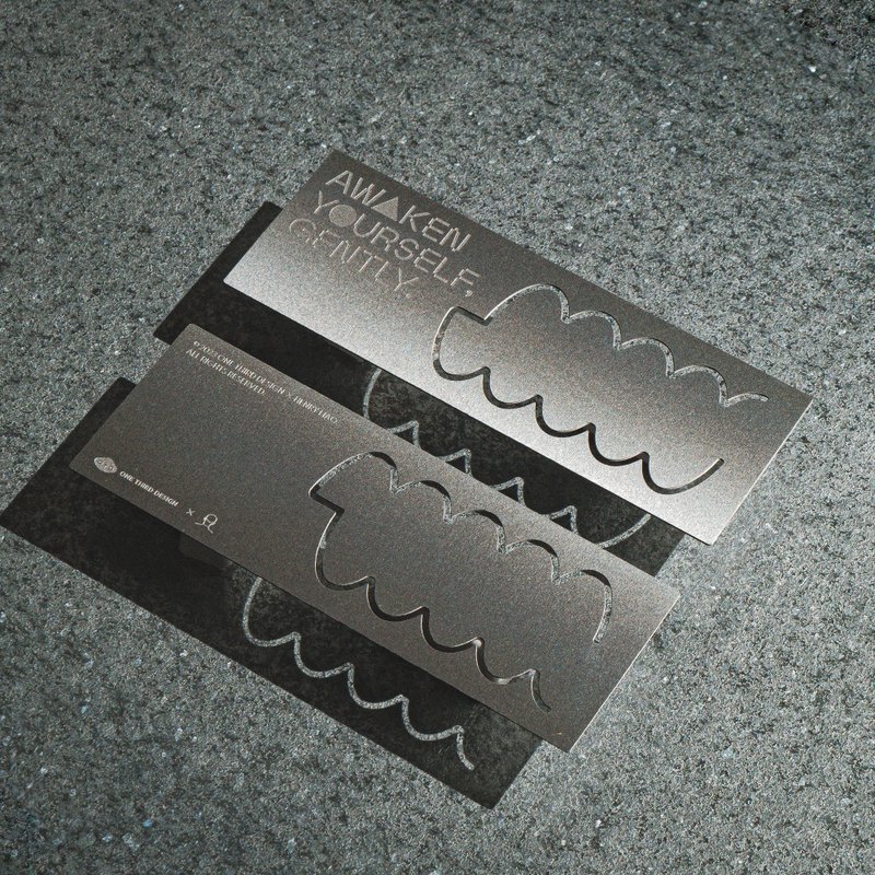 金属书签 2023 用最温柔的方式把自己打醒 OTD - HENRY - 书签 - 不锈钢 银色