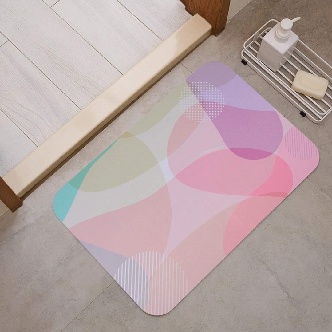 【rubber anne】软式圭藻土吸水地垫 流境系列(60cm x 40cm) - 地垫/地毯 - 聚酯纤维 