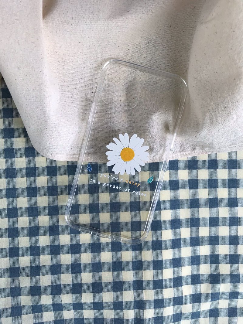 You're a daisy in a garden of rose Phone Case/ Soft Case - 手机壳/手机套 - 塑料 透明
