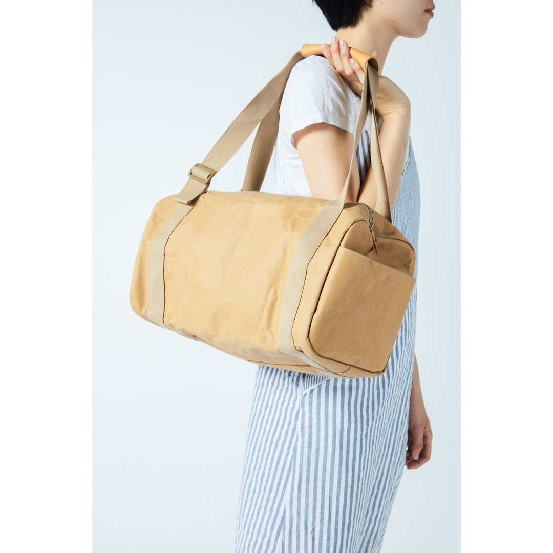D4909 Kraftpaper Duffle Bag - 后背包/双肩包 - 防水材质 