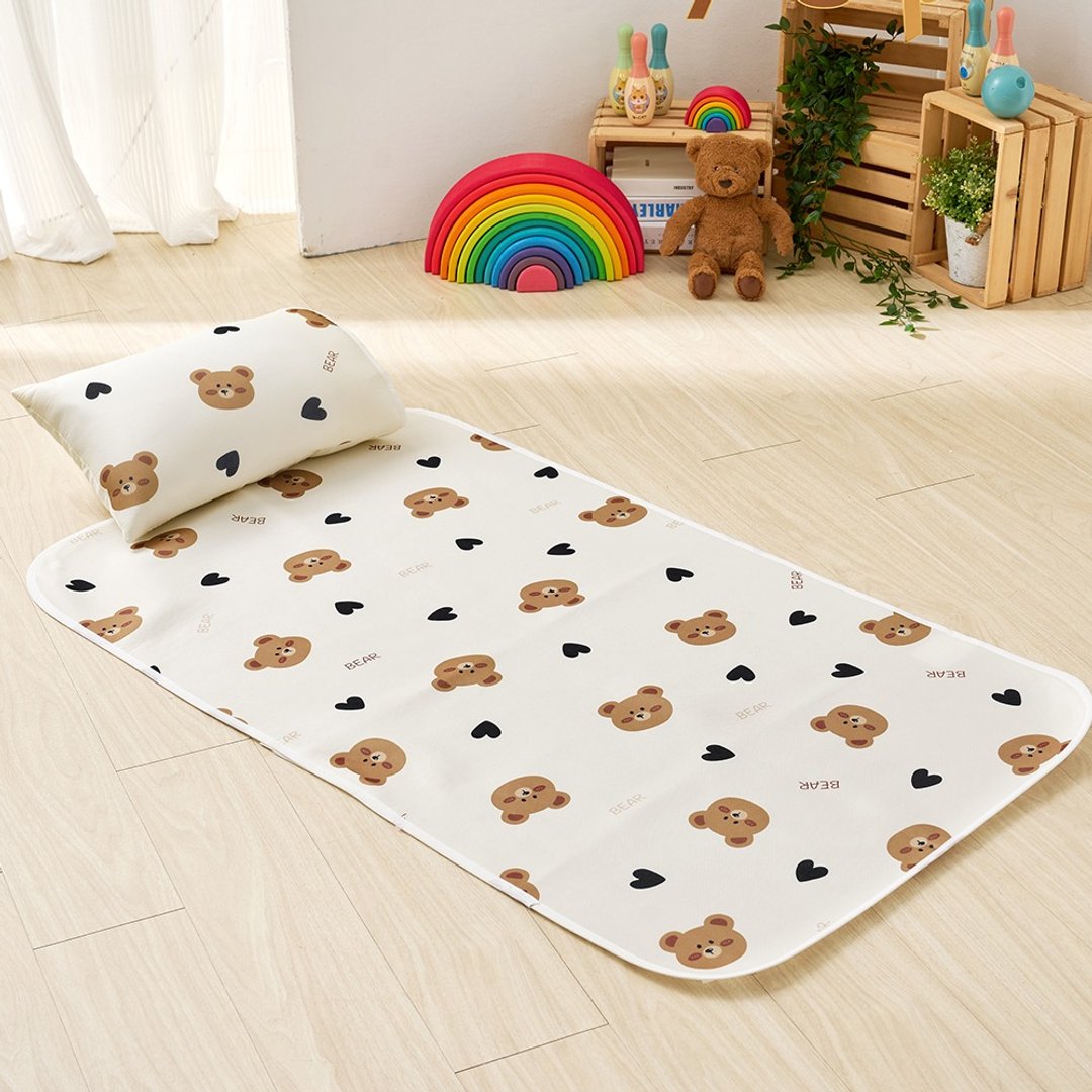6D午睡垫 / Cool-Fi 透气凉感 / 儿童70x120cm / 小熊哈妮 - 寝具 - 其他材质 白色