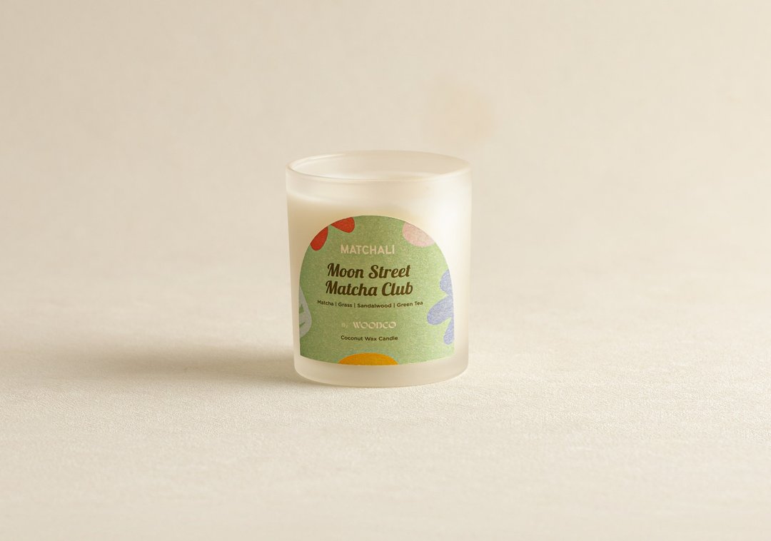Moon St Matcha Club 香氛蜡烛 - 蜡烛/烛台 - 其他材质 