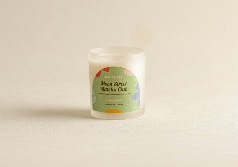 Moon St Matcha Club 香氛蜡烛 - 蜡烛/烛台 - 其他材质 