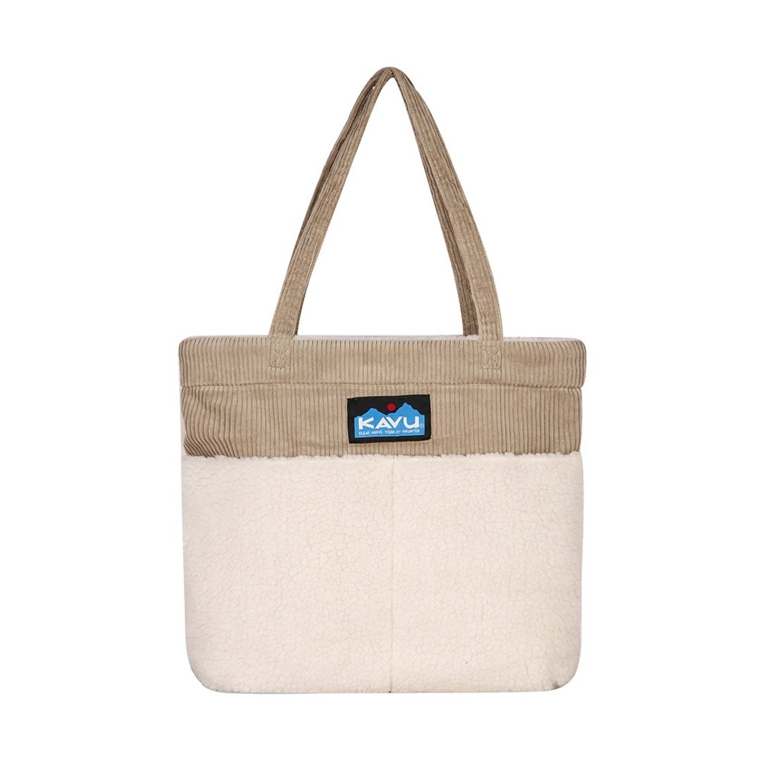 【西雅图 KAVU】Tote It All 拼接手提袋 圆石滩 #9397 - 手提包/手提袋 - 其他材质 卡其色