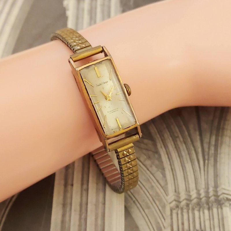 Seiko 17石 女仕手动上链古董表 vintage watch 优雅生日礼物 - 女表 - 其他金属 金色
