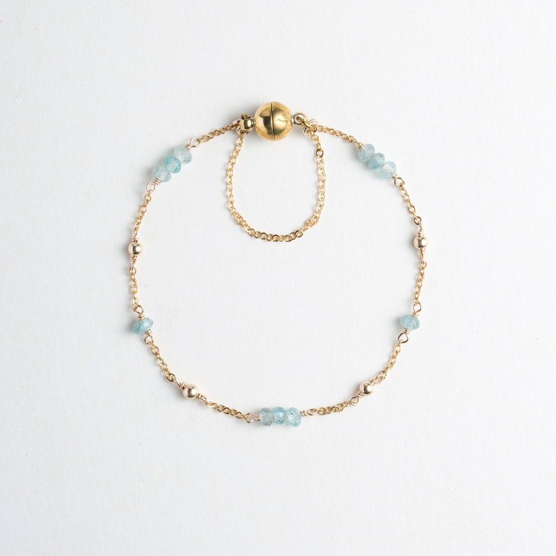 好想放假手链 / 细 Vacation Mode On - 手链/手环 - 其他金属 蓝色