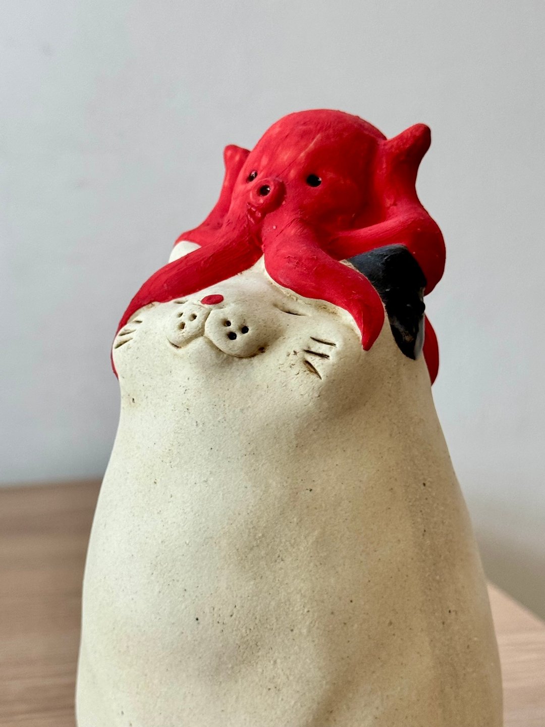 布施猫 | 相良人形猫 - 摆饰 - 陶 