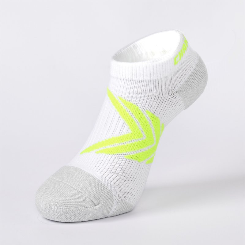 COOLMAX抗菌缓冲踝袜 - 白(M、L) - 袜子 - 棉．麻 白色