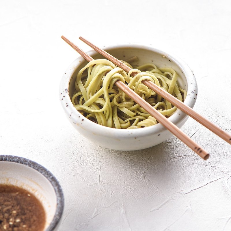 【森林面食|港澳包邮】高山绿茶干面X和风凉面酱(4包)凉面吃法 - 面/面线/米粉 - 新鲜食材 绿色