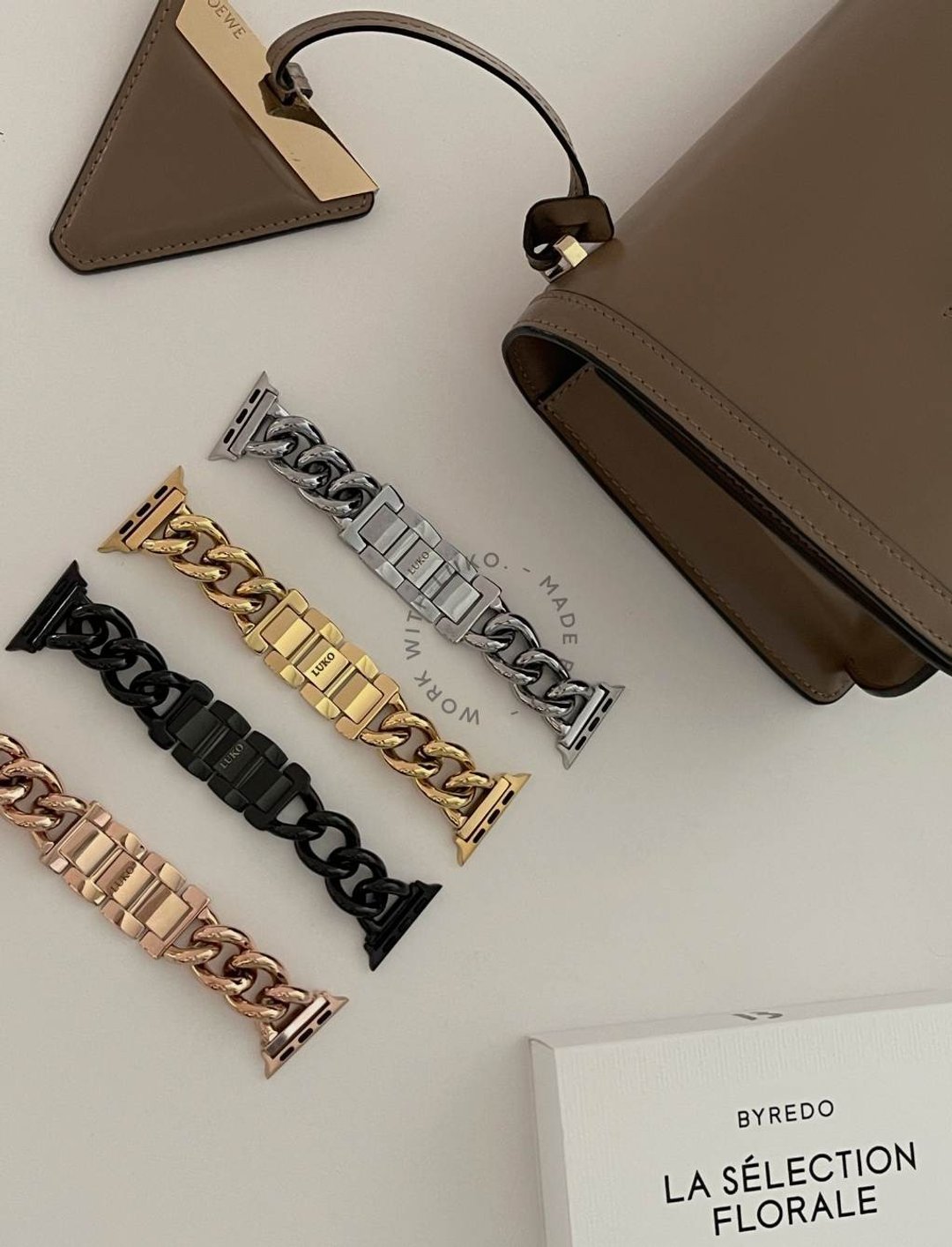 Apple Watch 立体粗链不锈钢金属表带 - 表带 - 不锈钢 