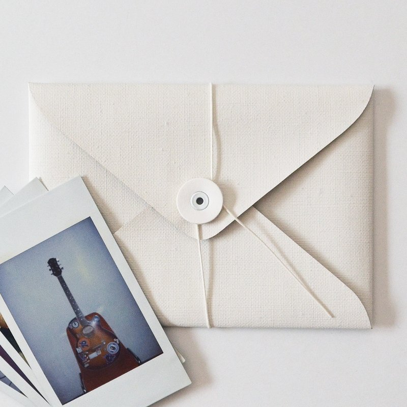 CANVAS Envelope_2 - 信封/信纸 - 棉．麻 白色