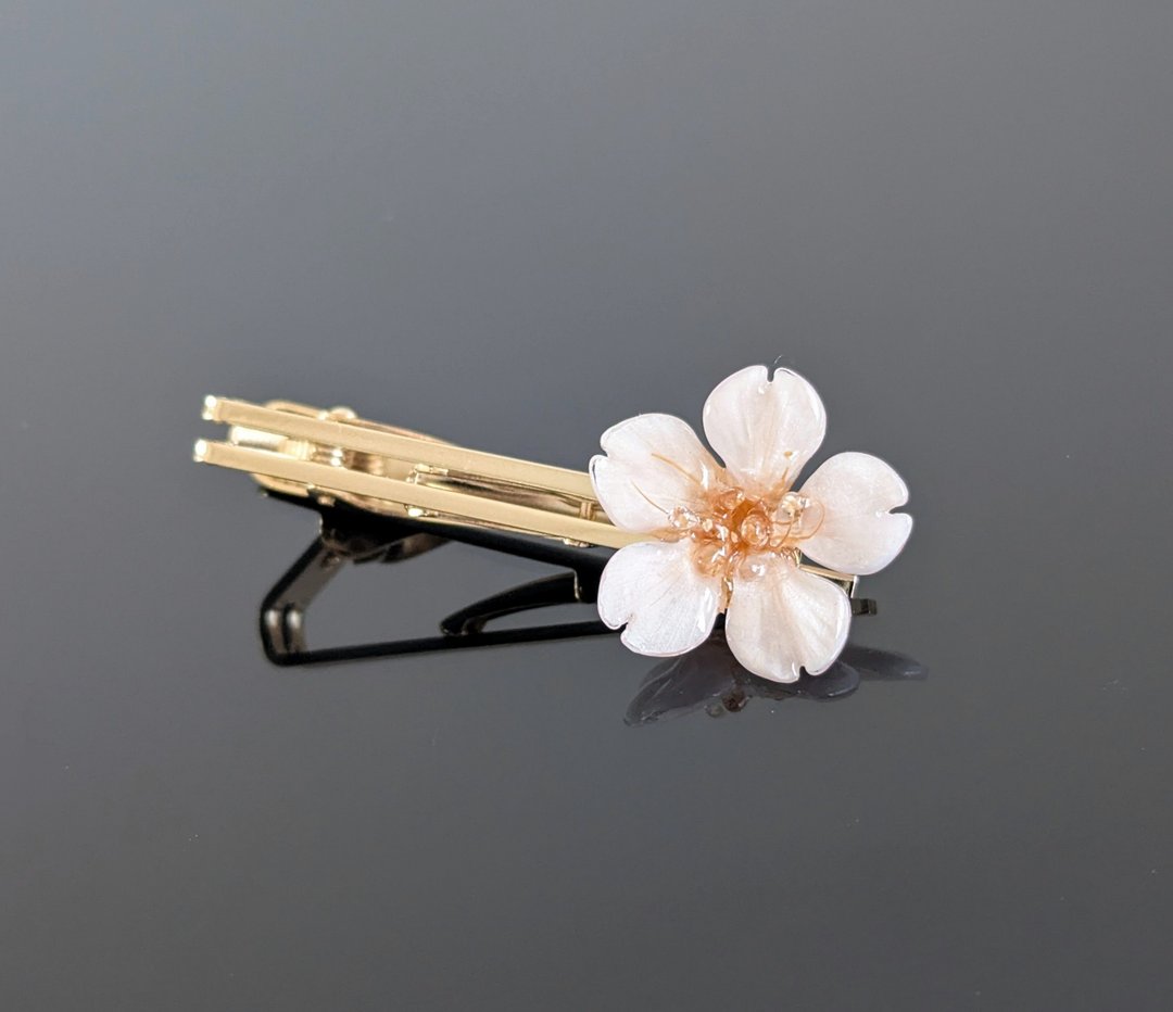 Everpink 日本永生樱花树脂领带别针 领带夹　不凋花 真花 吉野 - 领带/领带夹 - 树脂 粉红色