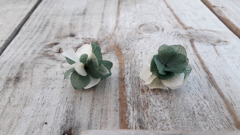 与实花||森林之音 干燥花 耳环  饰品 手作 - 耳环/耳夹 - 植物．花 多色