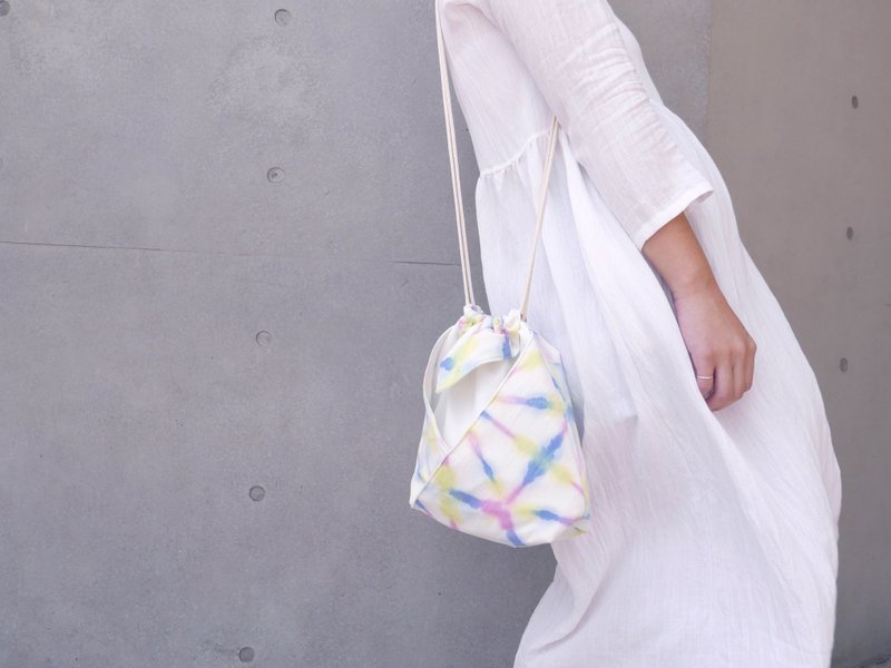 独角兽 手染日式和服包 - 侧背包/斜挎包 - 棉．麻 多色