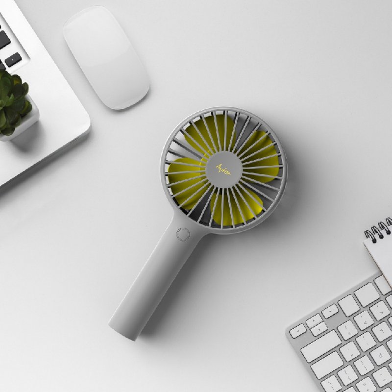 Avier COLOR MIX Hush 桌立 / 手持式风扇 / 耀岩黑 - 电扇 - 塑料 灰色