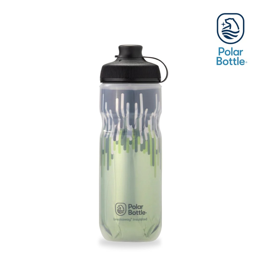Polar Bottle 20oz MUCK双层保冷喷射水壶 ZIPPER 草绿 - 运动配件 - 塑料 绿色