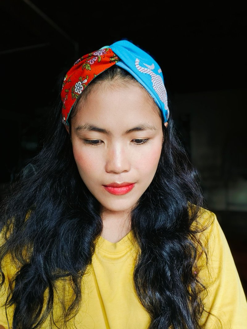 Indian cotton printed headband - 发饰 - 棉．麻 多色
